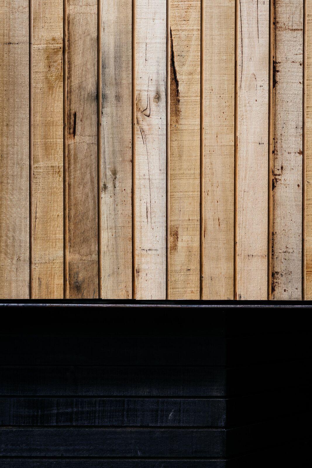 a wood planks on a wall