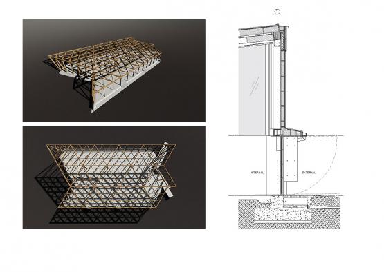 a drawing of a structure