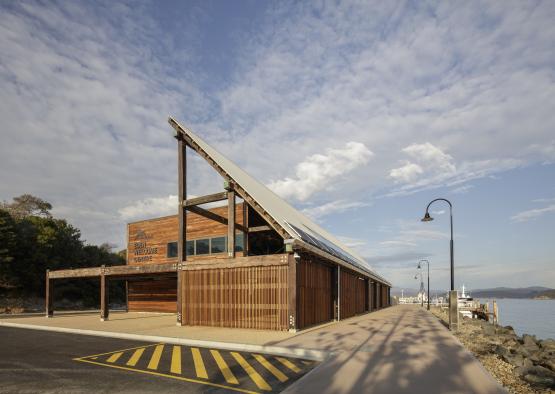 a building with a roof