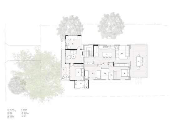 a floor plan of a house