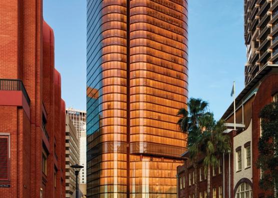 a tall building with many windows
