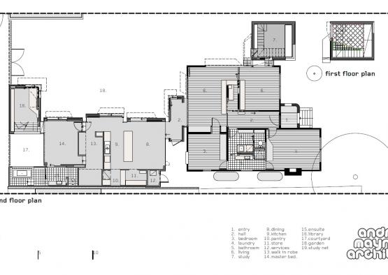 a floor plan of a house