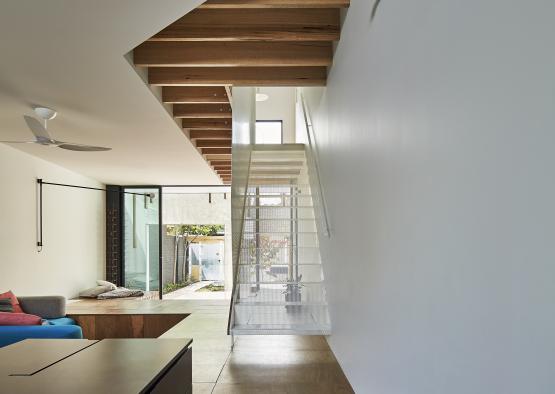 a staircase in a house