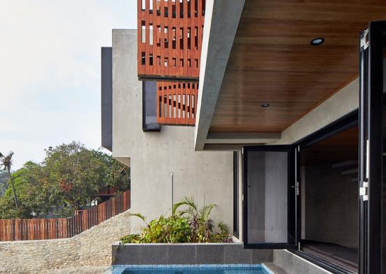 a pool in a house