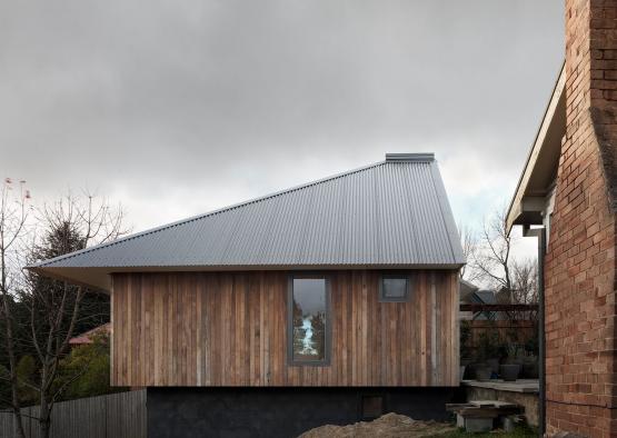 a house with a roof