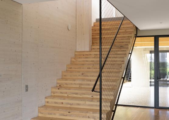 a staircase in a house