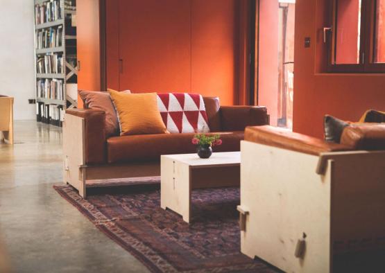 a couch in a room