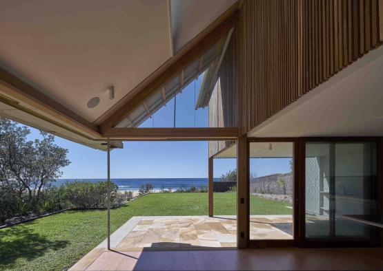 a house with a view of the ocean