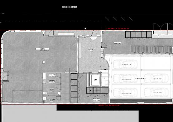 a floor plan of a building