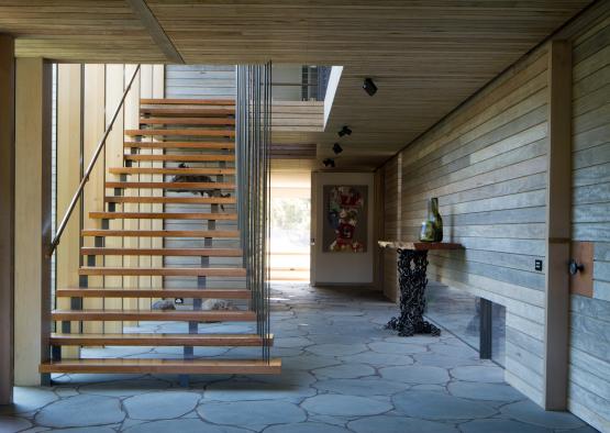 a staircase in a house