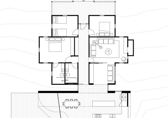 a floor plan of a house