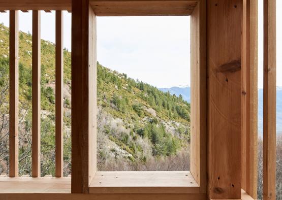 a window on a building