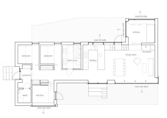 a floor plan of a house