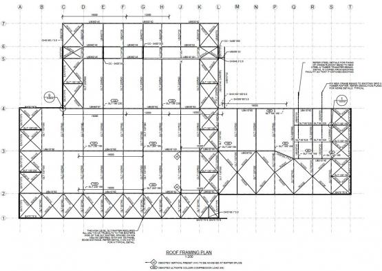 a blueprint of a building