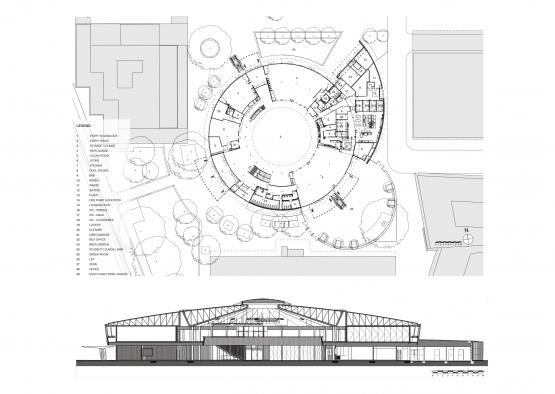 a blueprint of a building