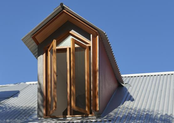 a window on a roof