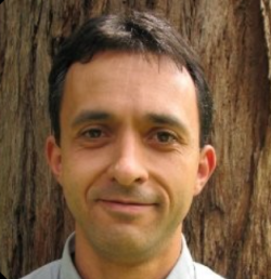 Man standing in front of tree smiling