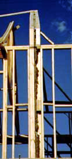 a close-up of a window frame