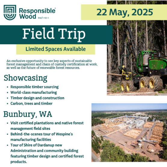 WoodSolutions Sponsors Responsible Wood Field Trip Bunbury
