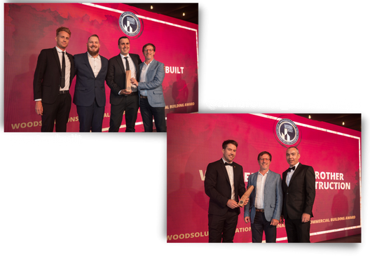 a group of men posing for a photo