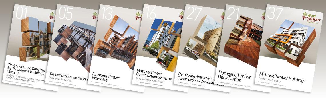 several brochures of various buildings