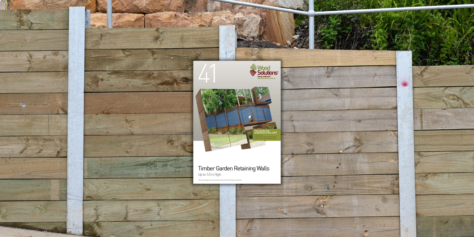 WS TDG 41 Timber Garden Retaining Walls Cover