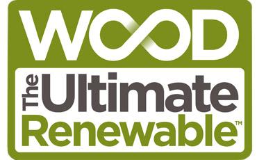 a green and white logo