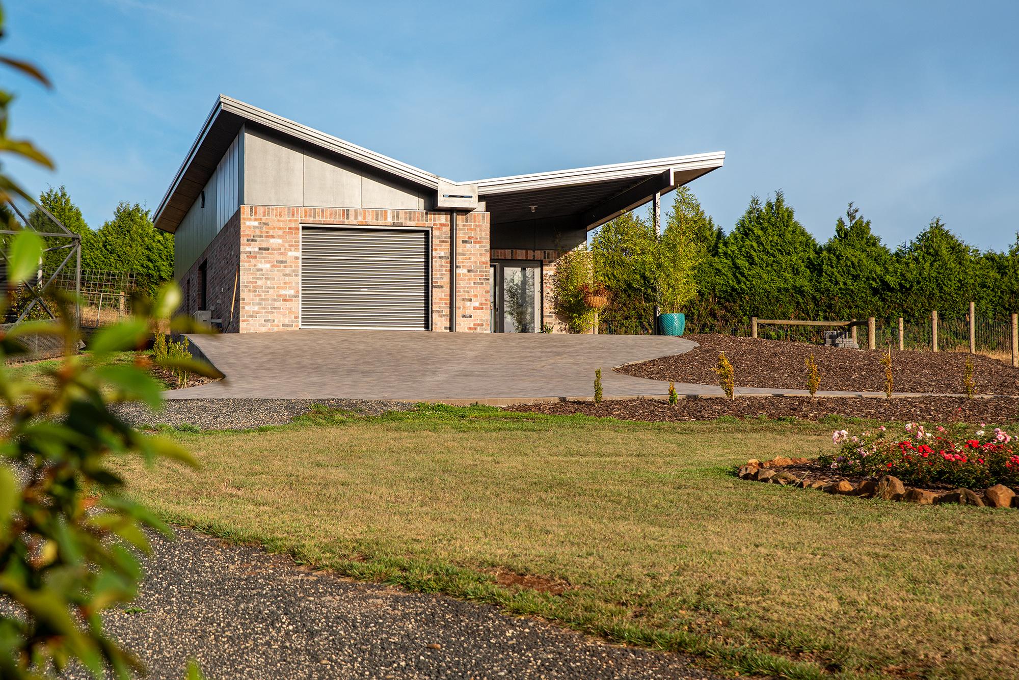 Image of house on a hill
