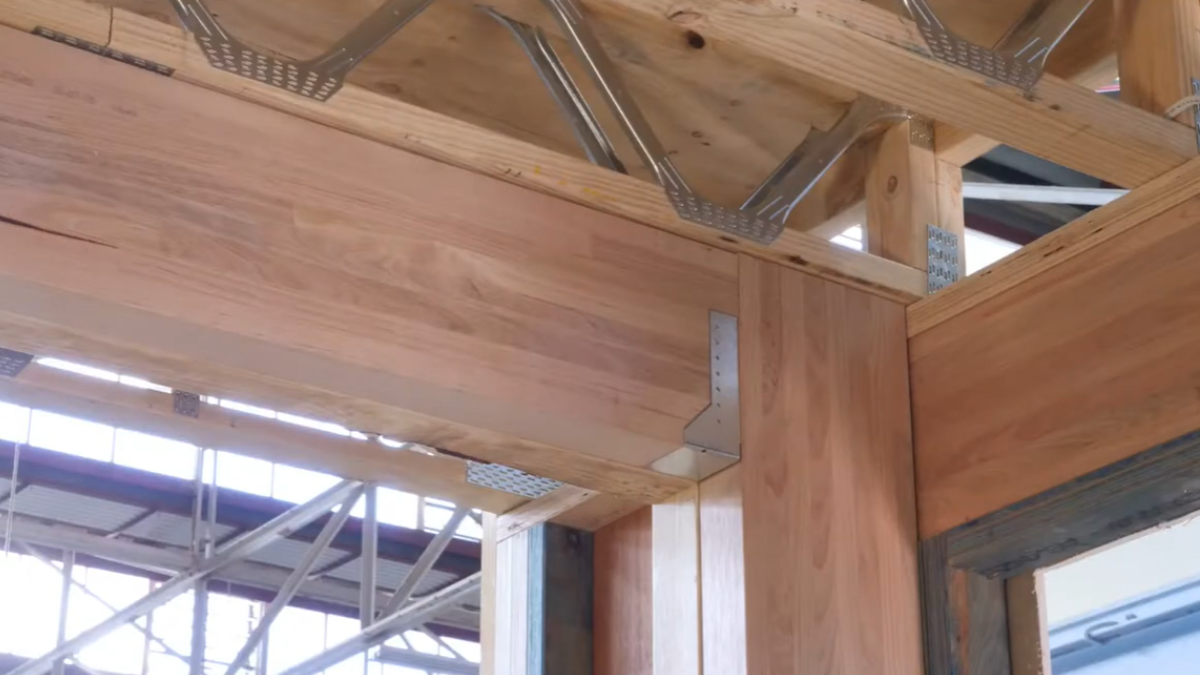Glulam posts and beams