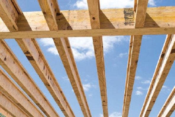 a close-up of a wooden structure