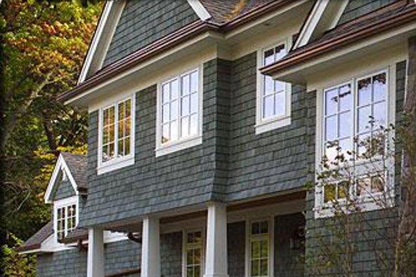 a house with many windows