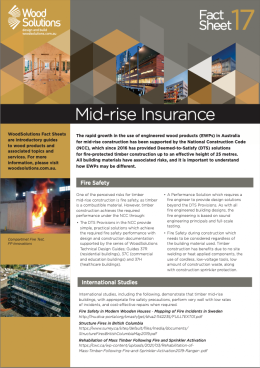 WS Fact Sheet 17 Mid-rise Insurance
