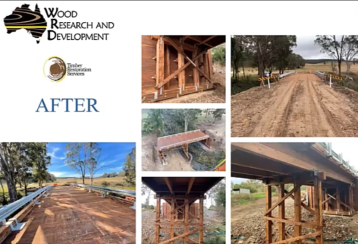 Lessons on timber construction and maintenance from modern timber bridges