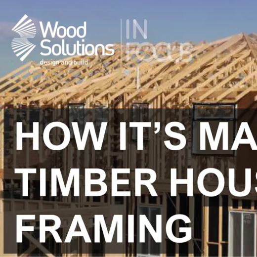 How it's made - timber house framing