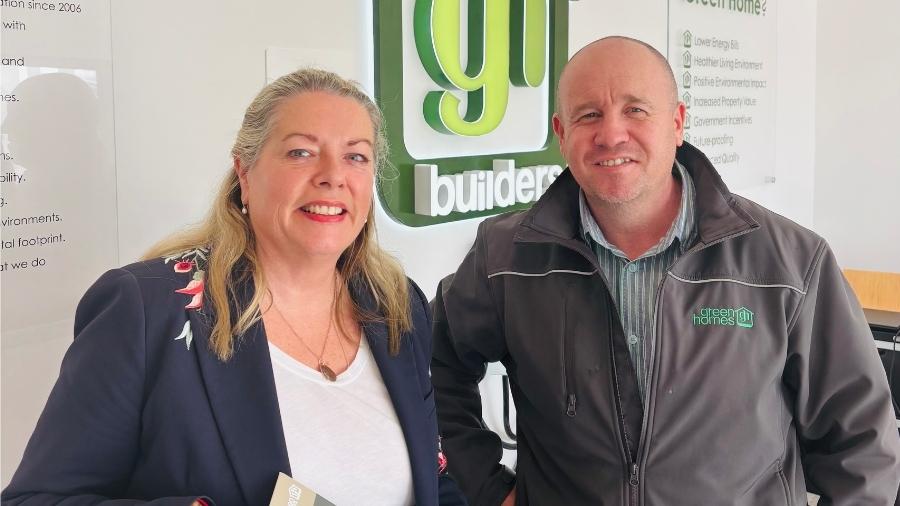 Christine Briggs with Mick Fabar