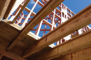 a close-up of a wooden structure